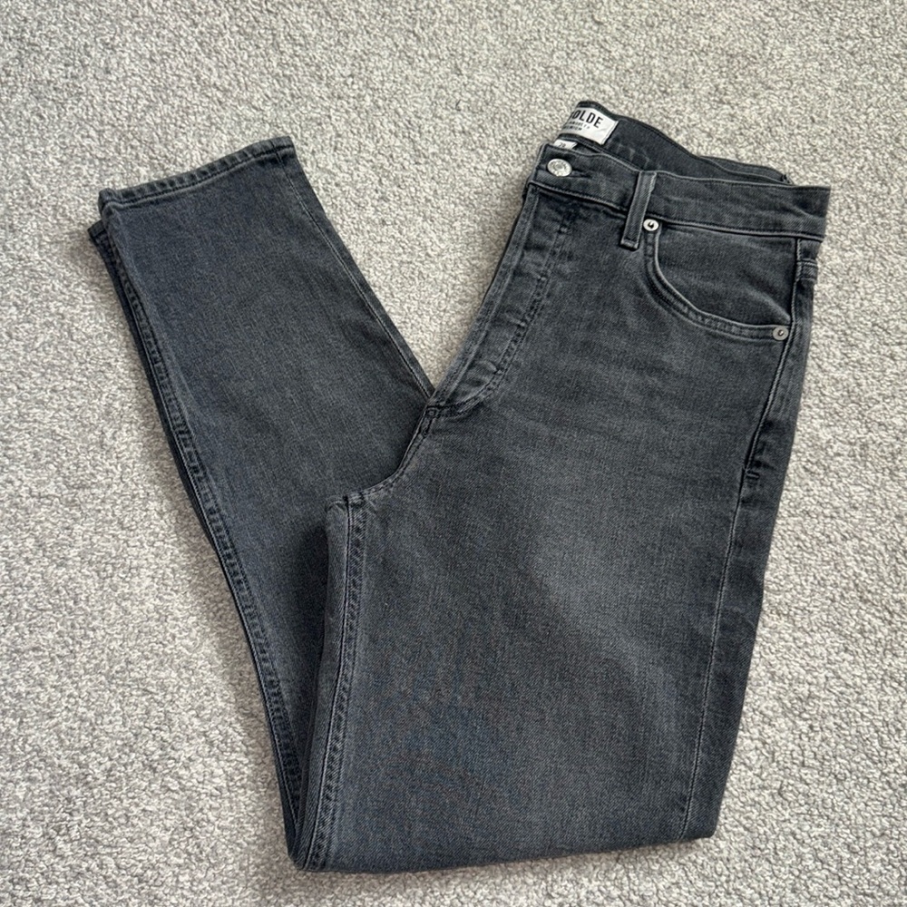 AGOLDE Nico Button Fly Jeans Size 28